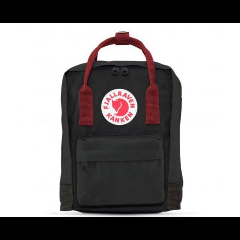 jallraven Kanken Mini Black Ox Red backpack